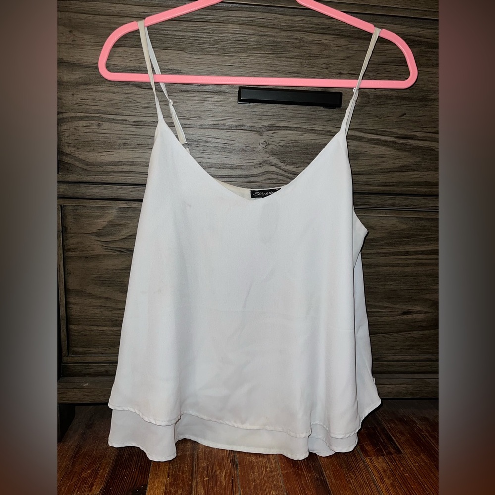 Light gray tank top